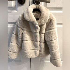 Joe fresh X Jillian furry coat - kids size 6